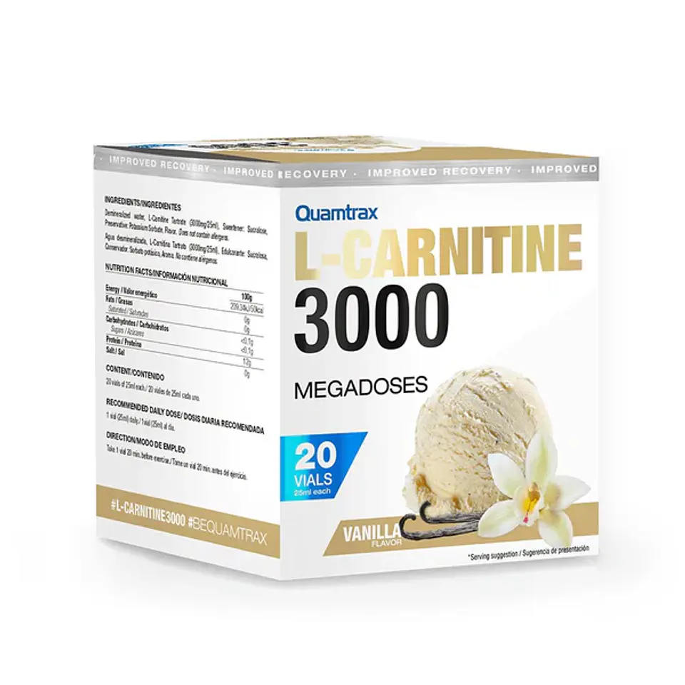 L'carnitina 3000 megadoses 25mlx20doses 9