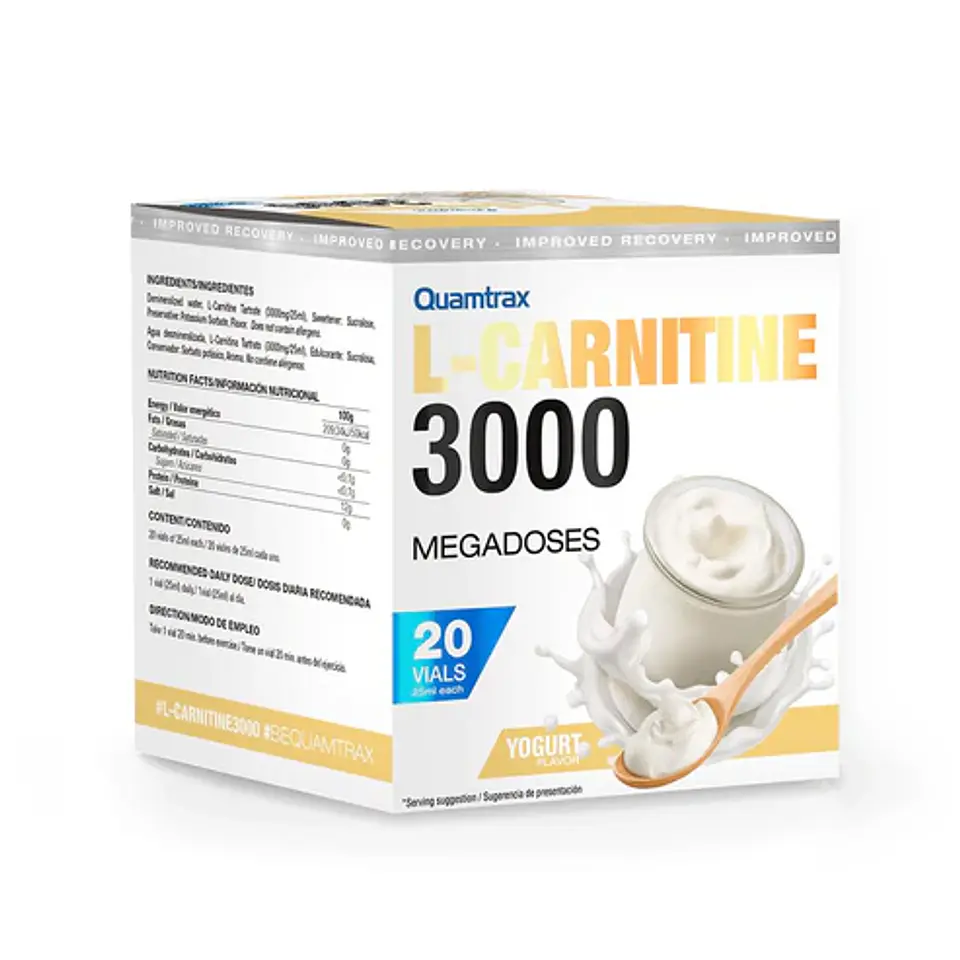 L'carnitina 3000 megadoses 25mlx20doses 10