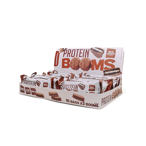 Protein booms 3boomsx10und milk choco