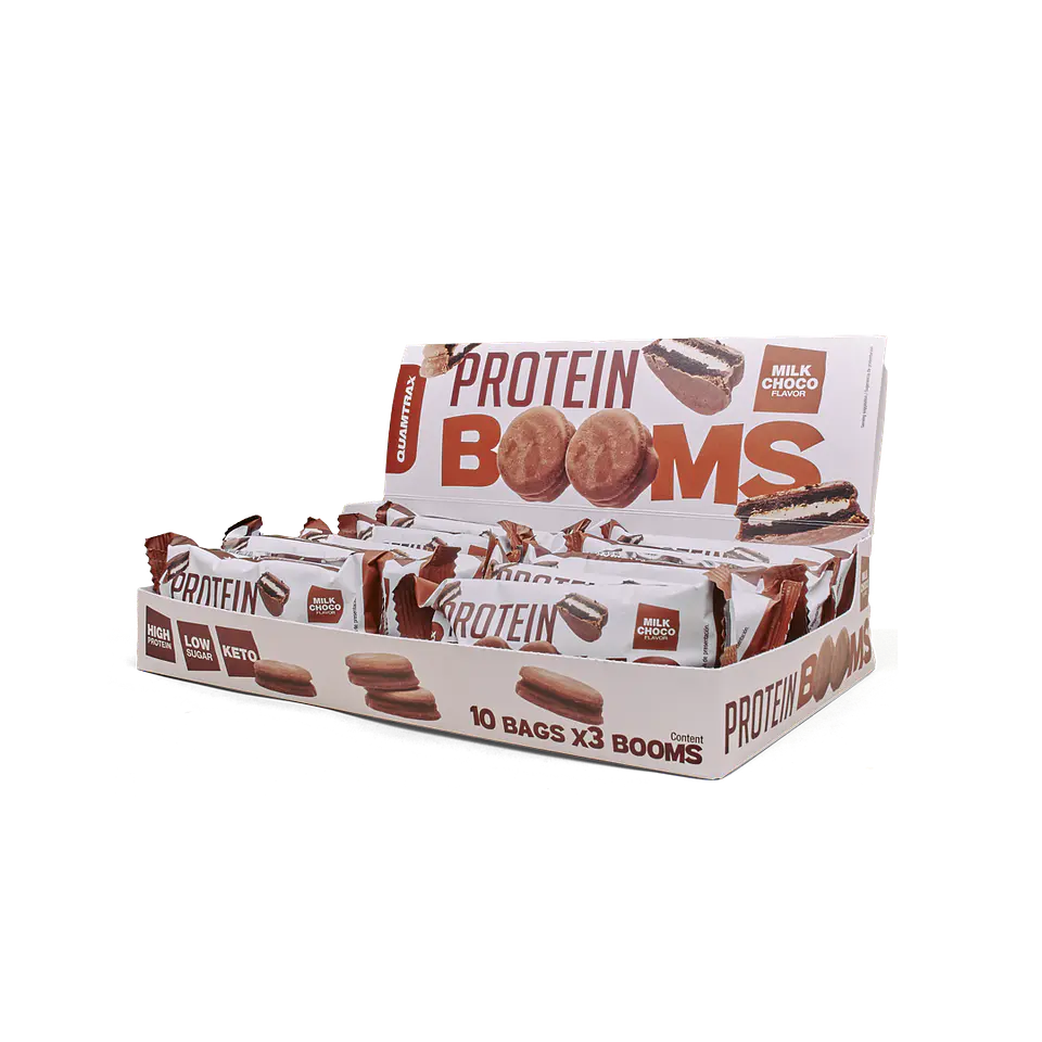 Protein booms 3boomsx10und milk choco 1
