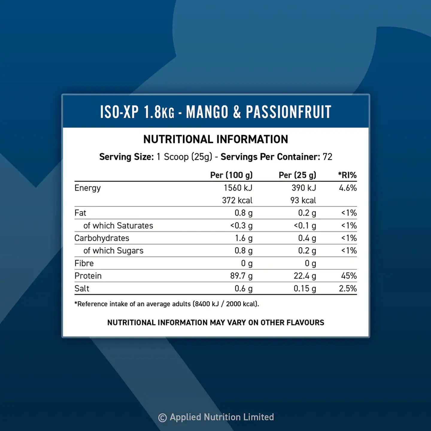 ISO-XP Whey Potein Isolate 1.8KG 4