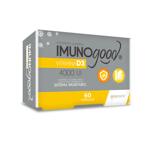  IMUNOGOOD®  VITAMINA D3 4000 UI  60 CÁPSULAS