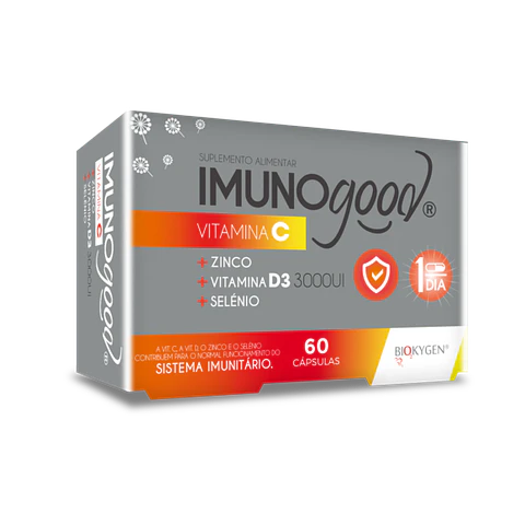  IMUNOGOOD®  VITAMINA C + ZINCO + VITAMINA D3 + SELÉNIO  60 CÁPSULAS