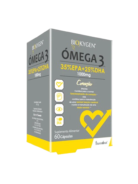 ÓMEGA 3 - 1000mg  60 Cápsulas