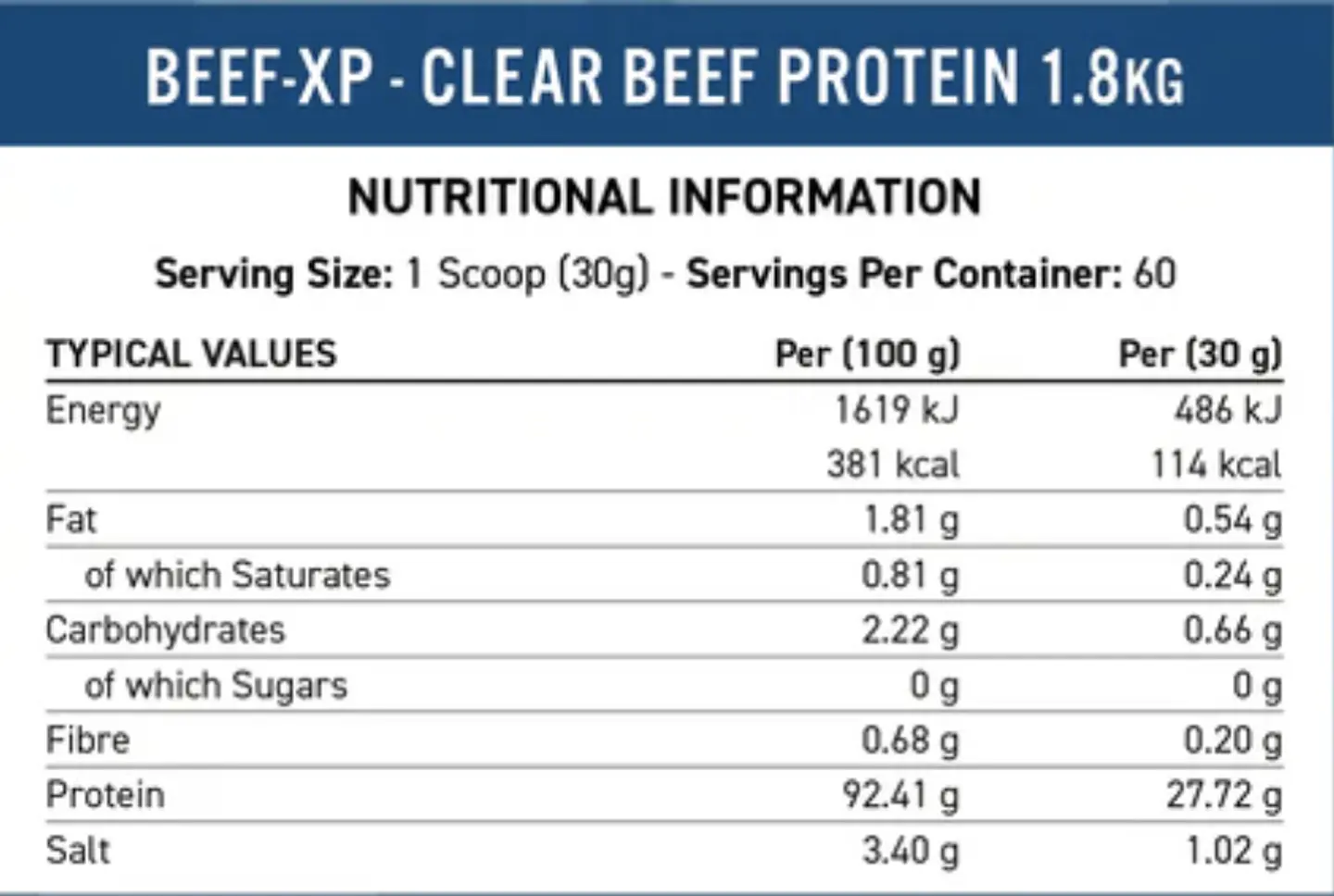 BEEF-XP (1.8 kg)  12