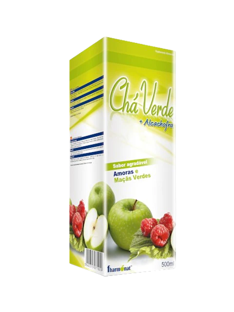 CHÁ VERDE + ALCACHOFRA 500ML