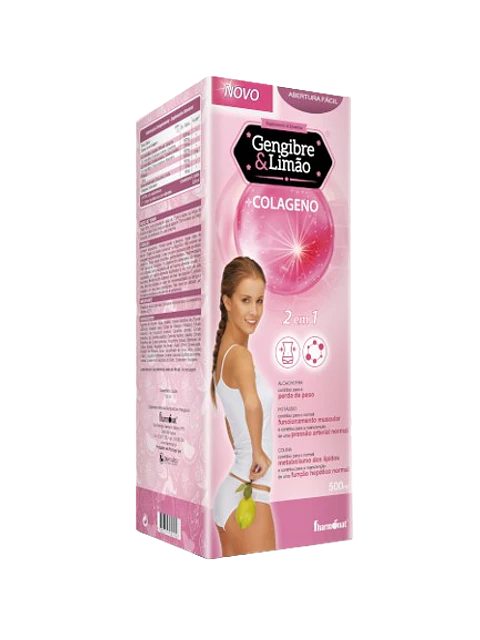 Gengibre Limão + Colágeno 500ml