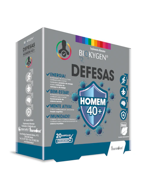 Biokygen Defesas Homem 40+ – 20 ampolas