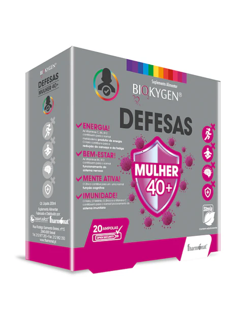 Biokygen Defesas Mulher 40+ – 20 ampolas 