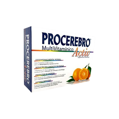 PROCEREBRO MULTIVITAMINICO ACTIV 30 CAPSULAS