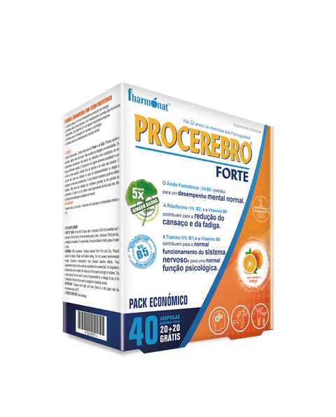 PROCEREBRO FORTE 20+20 AMPOLAS Laranja