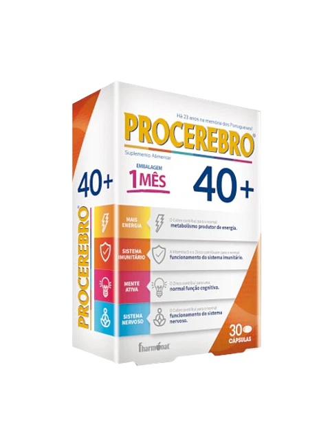 Procerebro 40+ – 30 cápsulas