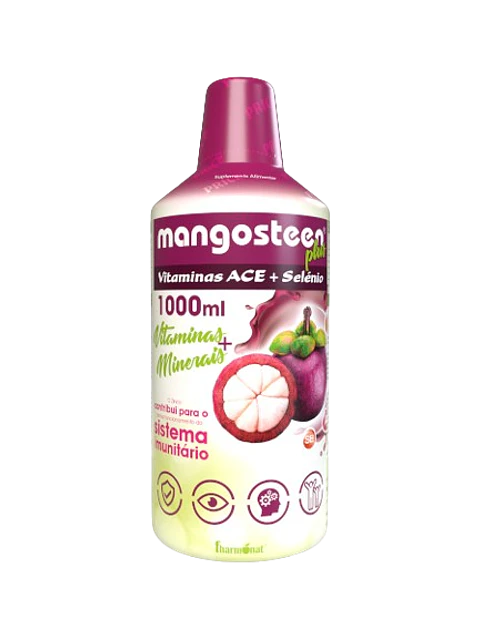 Mangosteen Plus Vitaminas ACE + Selénio – 1000ml