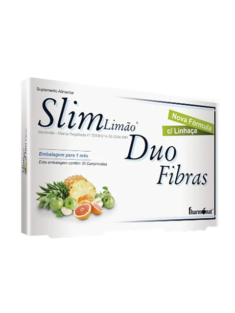 SlimLimão Duo Fibras – 30 comprimidos