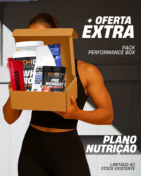 Pack Performance Box EXTRA PLANO NUTRIÇÃO