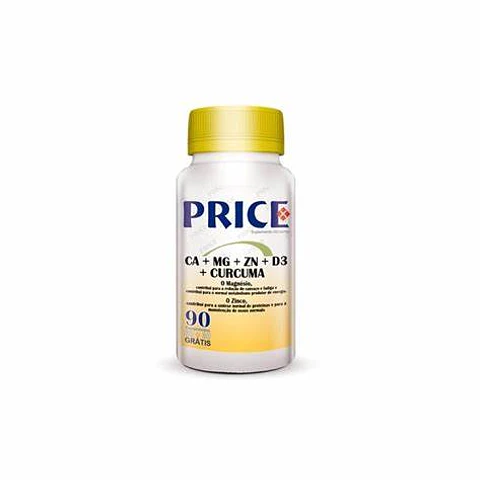 CA + MG + ZN + D3 + Curcuma - 90 Comprimidos
