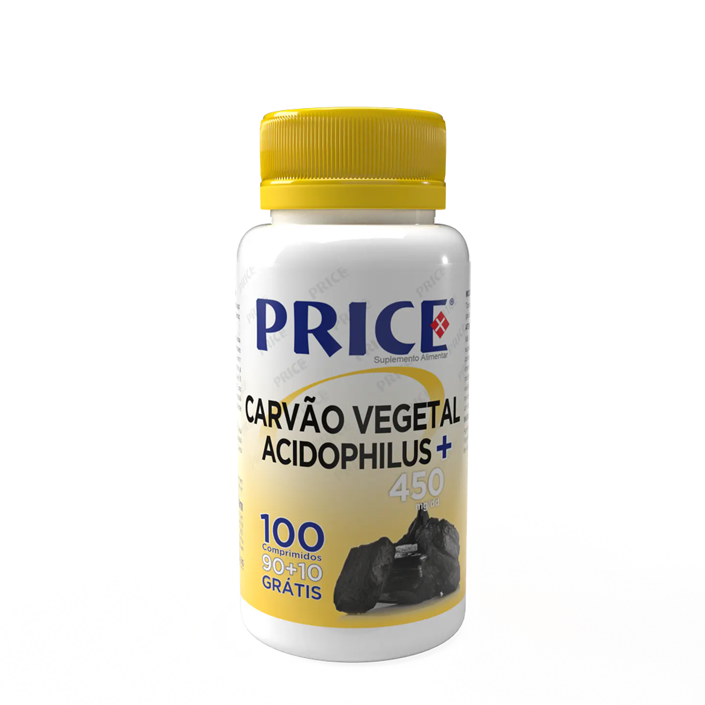 Carvão Vegetal + Acidophilus – 90+10 comprimidos  1