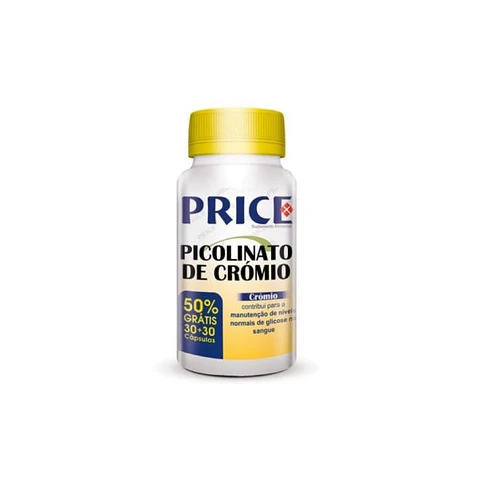 Picolinato de Crómio – 30+30 cápsulas