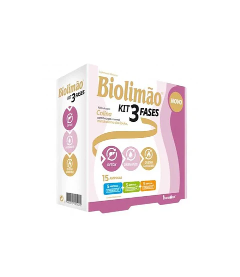 BIOLIMÃO KIT 3 FASES 15 AMPOLAS