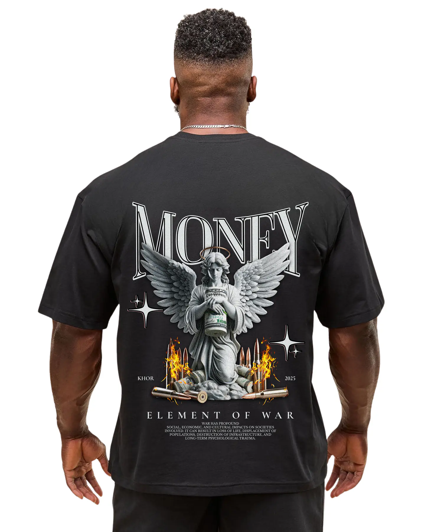 T-shirt Oversized Currency 1
