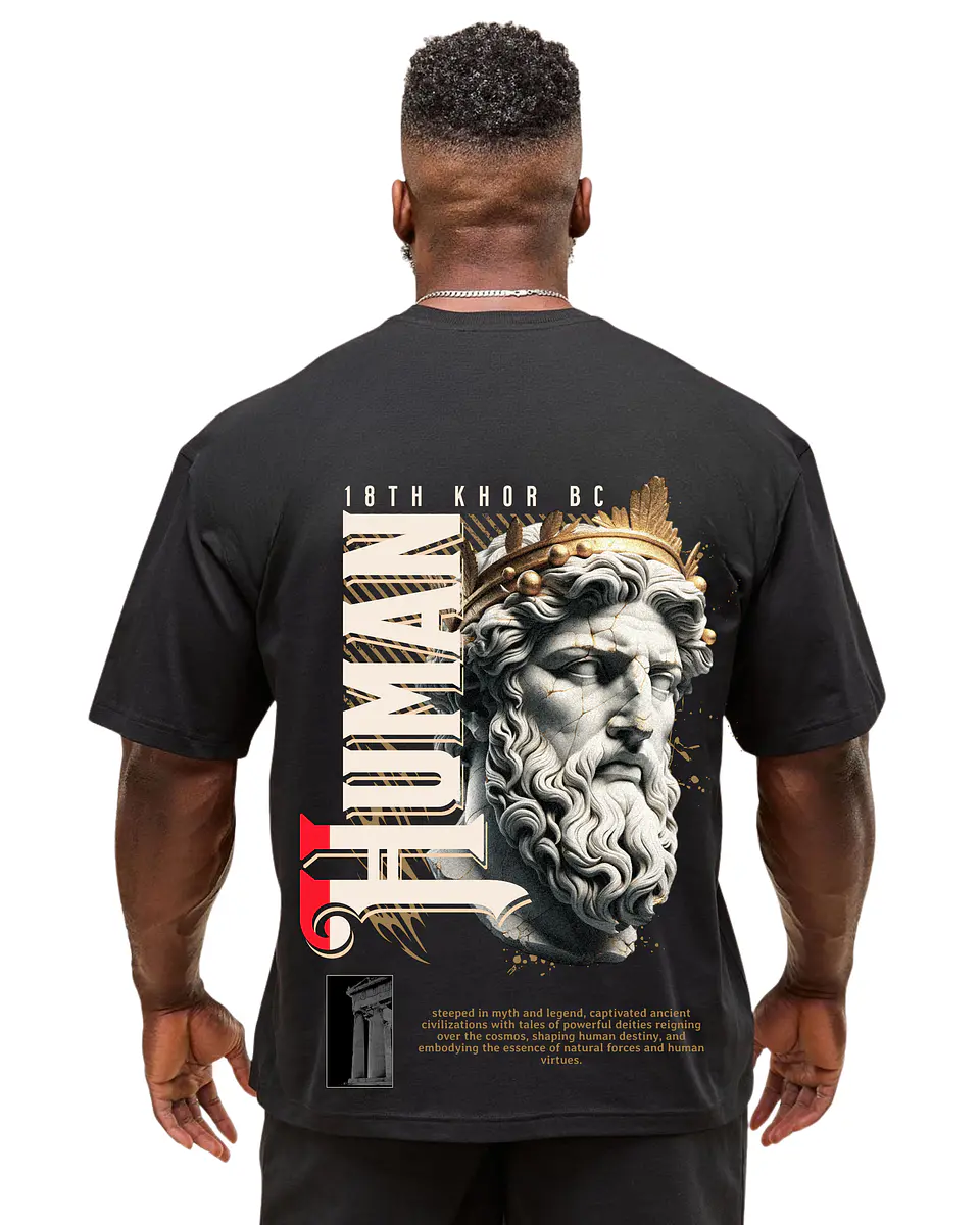 T-shirt Oversized Human 18th Khor BC 3