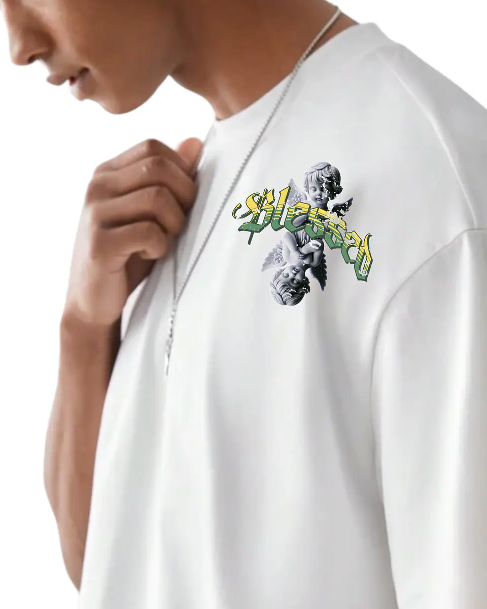 T-shirt Oversized Cupid Blessed 3
