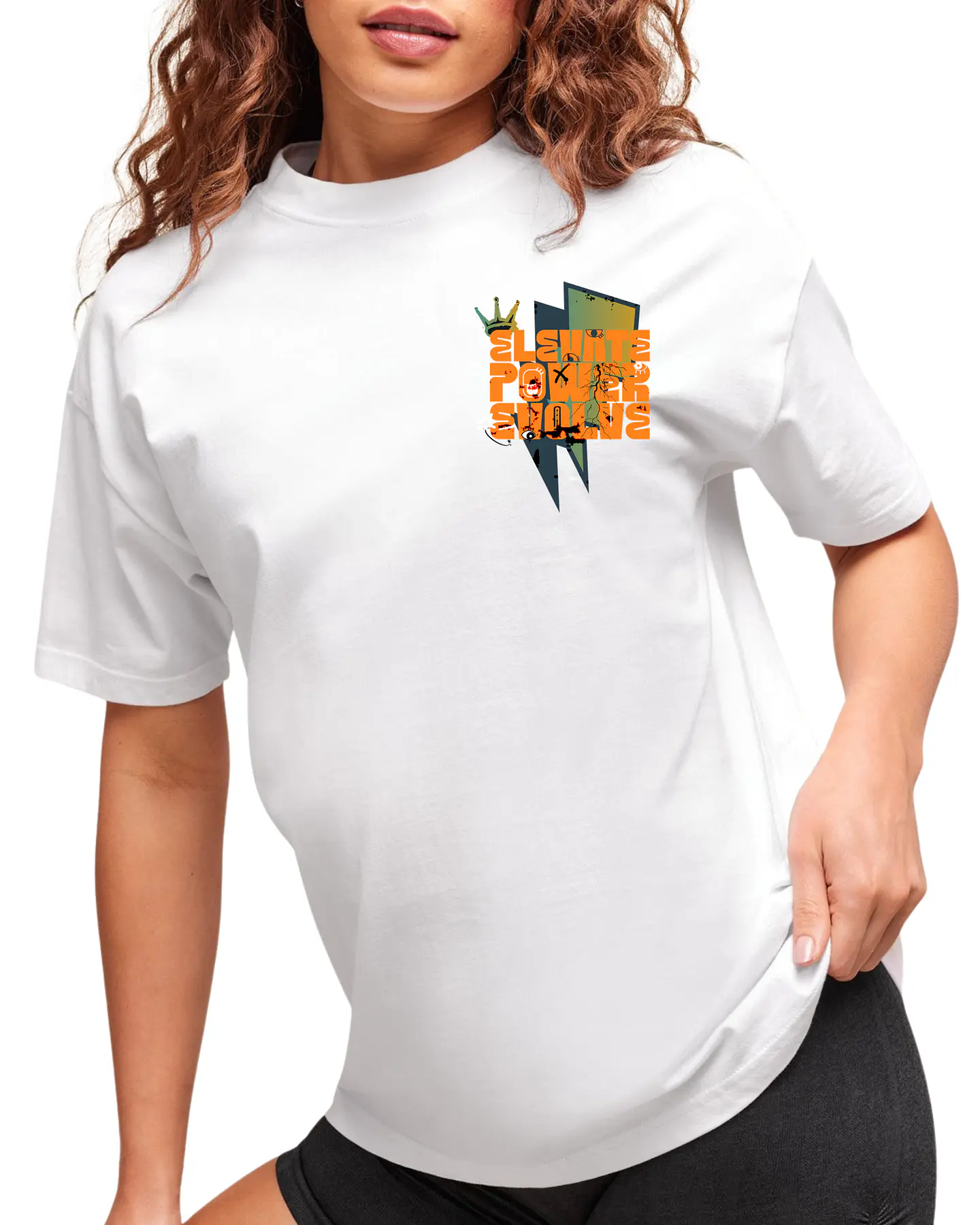 T-shirt Oversized POWER - Faith Over Fear 3