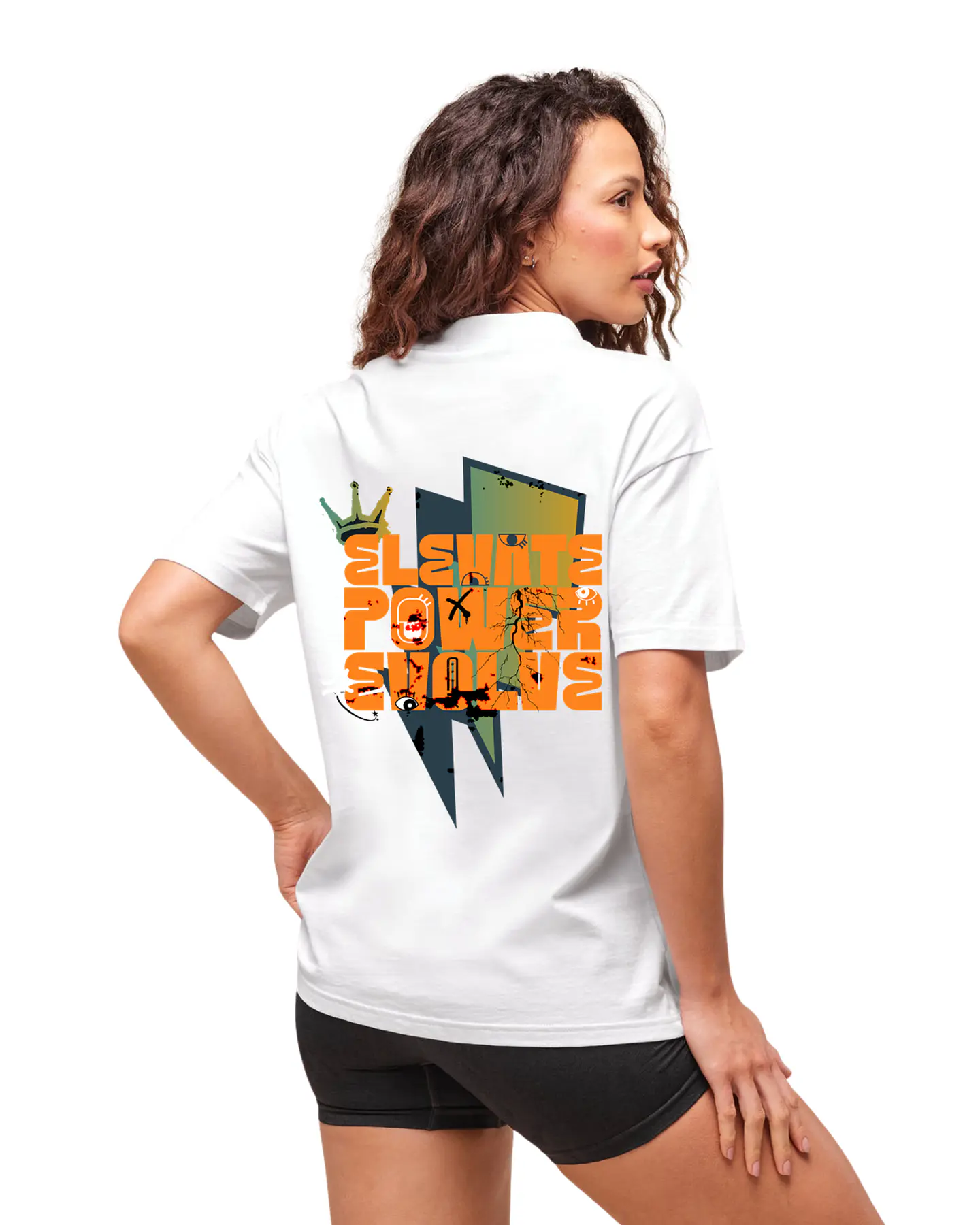 T-shirt Oversized POWER - Faith Over Fear 2