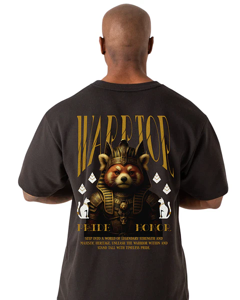 T-shirt Oversized Egyptian Warrior