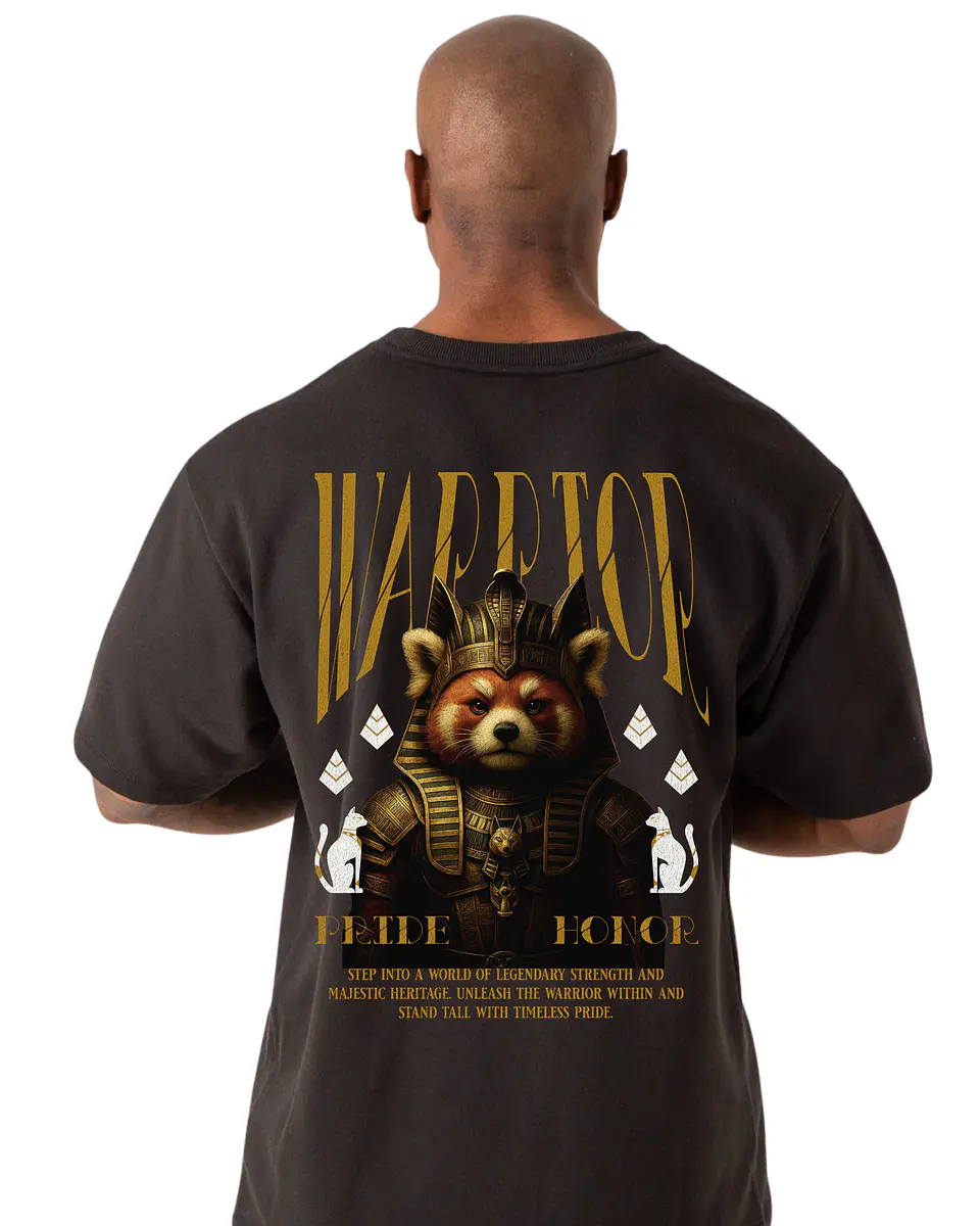 T-shirt Oversized Egyptian Warrior 1