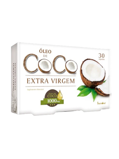 Óleo de Coco Extra Virgem 1000mg – 30 cápsulas