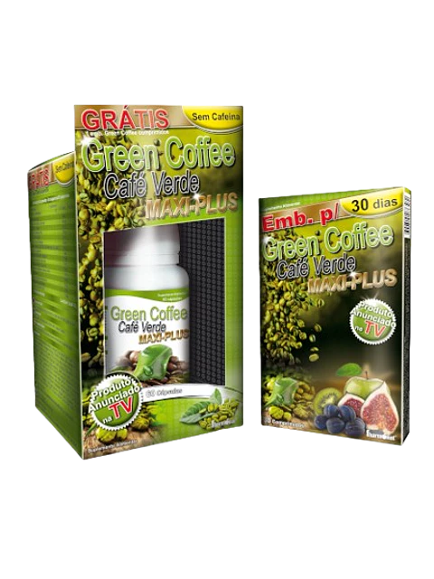 Green Coffee MaxiPlus Kit – 60 cápsulas + 30 comprimidos 