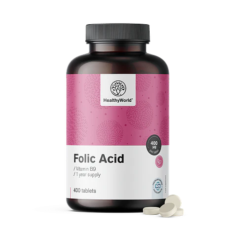 Ácido fólico 400 µg