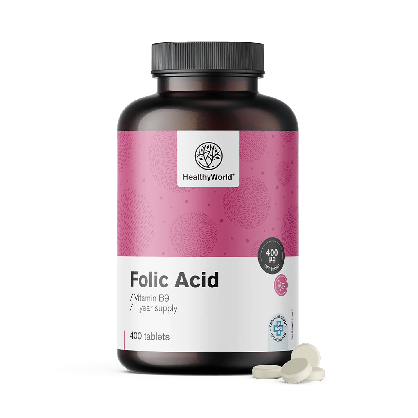 Ácido fólico 400 µg 1