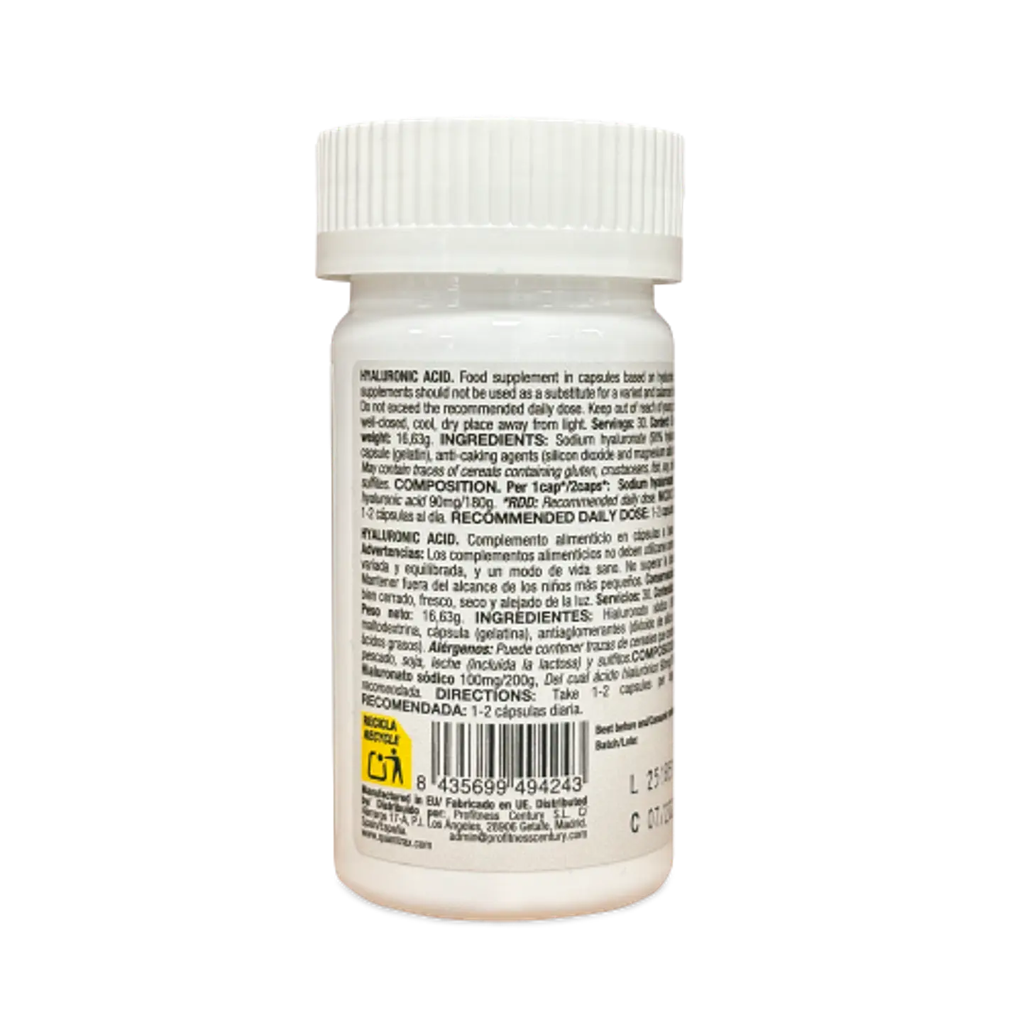 Ácido hialurónico 100 mg (60 capsulas) 2