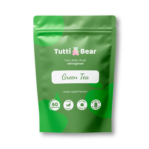 Gomas Energéticas de Chá Verde - 60 Gummies