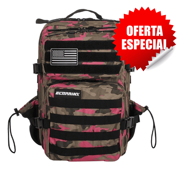 Mochila Tática 25L All In Camuflagem Rosa