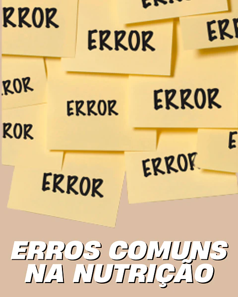 E-book - Erros comuns em nutrição desportiva