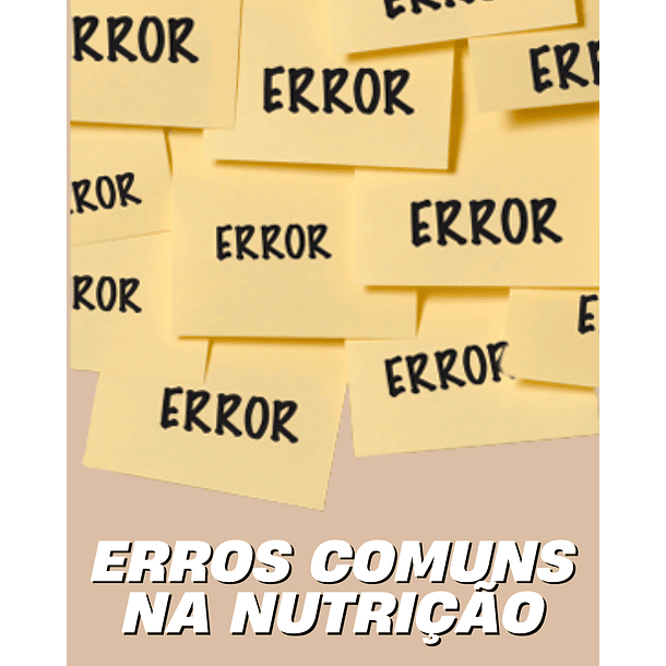E-book - Erros comuns em nutrição desportiva