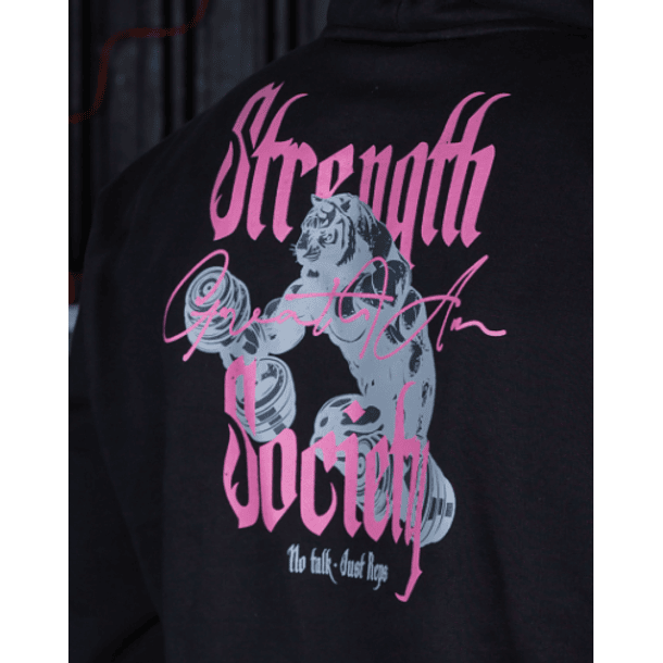 HOODIE STRENGTH SOCIETY BLACK 3