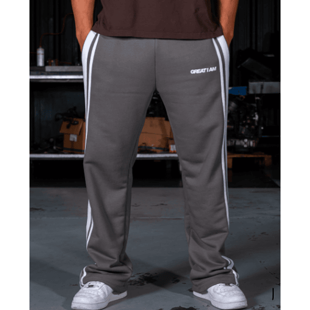 STRAIGHT PANTS LIFESTYLE GREY
