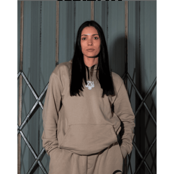 HOODIE STRENGTH SOCIETY BEIGE