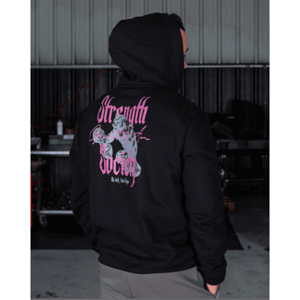 HOODIE STRENGTH SOCIETY BLACK
