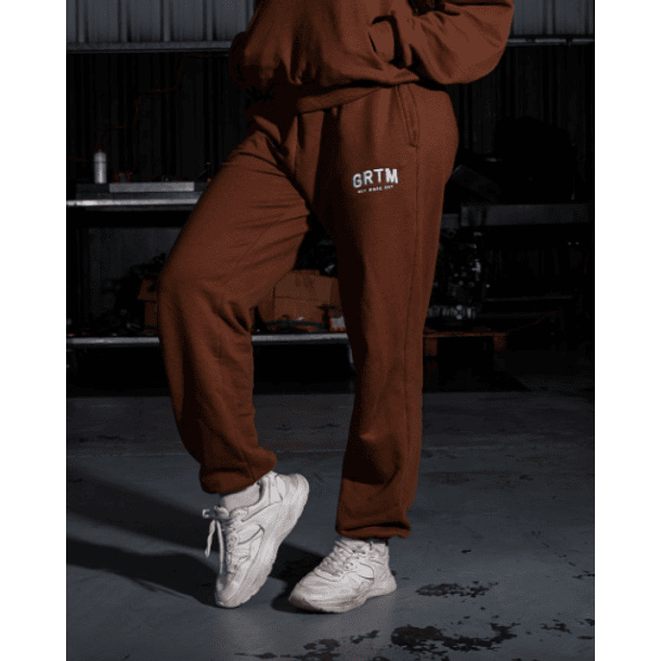 GRTM SWEATPANTS BROWN