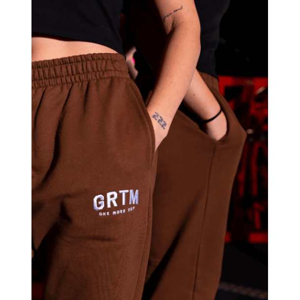 GRTM SWEATPANTS BROWN