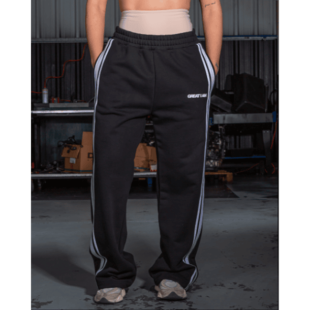 STRAIGHT PANTS LIFESTYLE BLACK