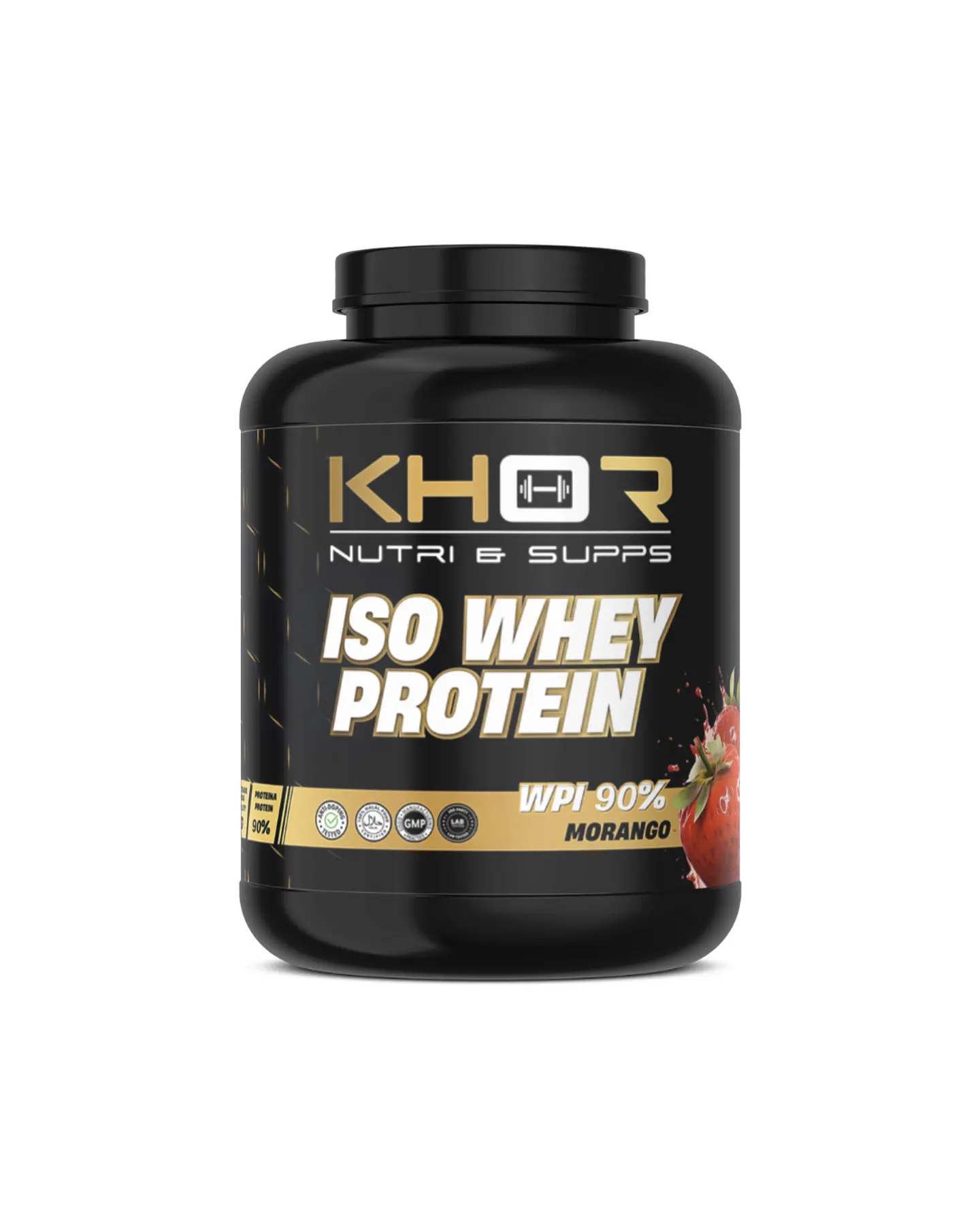 Khor Whey Iso Whey 2kg Morango 1