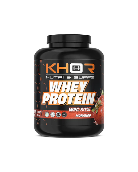 Khor Whey Protein Concentrate 2kg Morango