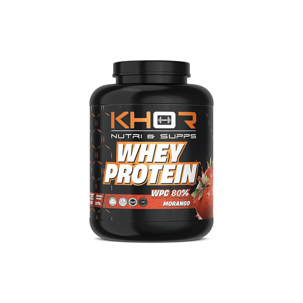 Khor Whey Protein Concentrate 2kg Morango
