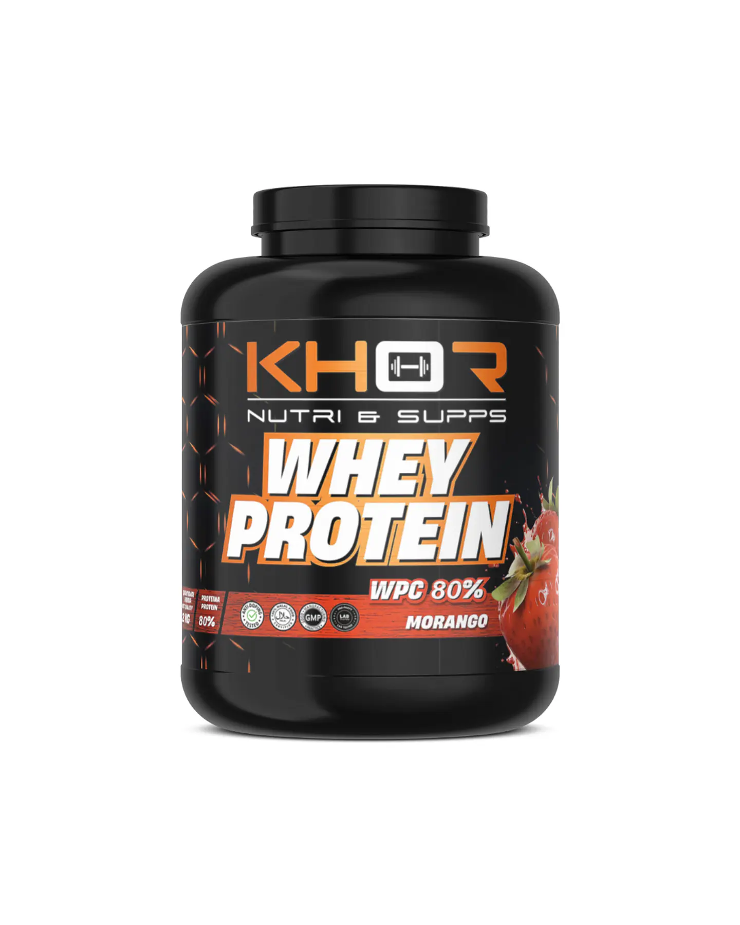 Khor Whey Protein Concentrate 2kg Morango 1